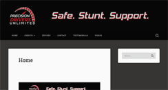 Desktop Screenshot of precisiondriversunlimited.com
