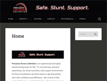 Tablet Screenshot of precisiondriversunlimited.com